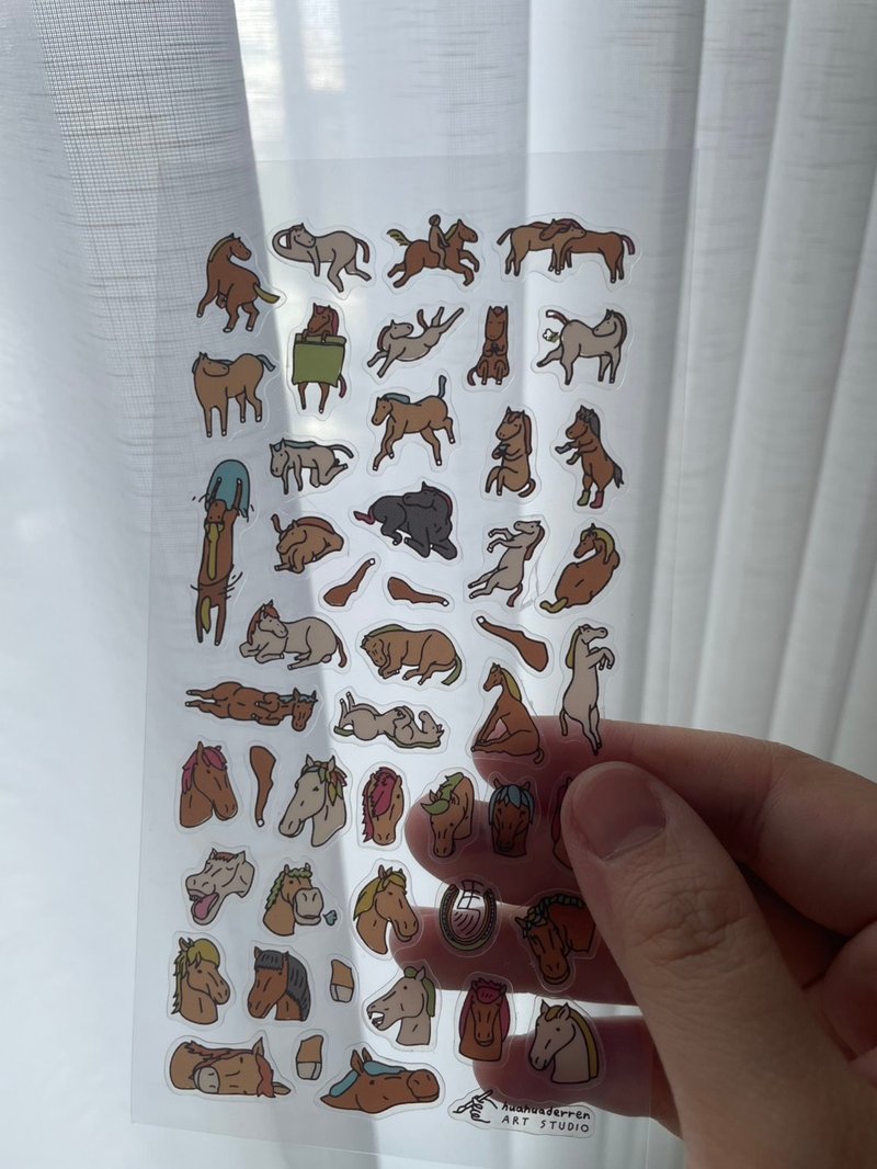 2026 Horse Stickers - สติกเกอร์ - พลาสติก หลากหลายสี
