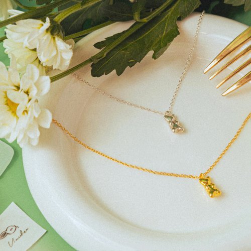 グミベア スターリングシルバー ネックレス - ショップ UMICHEN