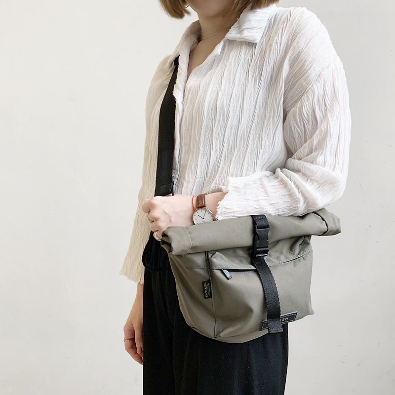 【Transformable Waist Bag 】Cross body Bag/ Walking Bag(olive green) - Messenger Bags & Sling Bags - Waterproof Material 