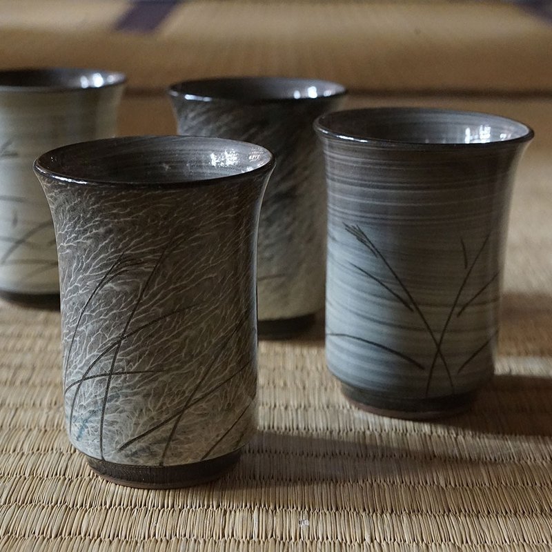 現川燒細酒盃 - 酒杯/酒器 - 陶 