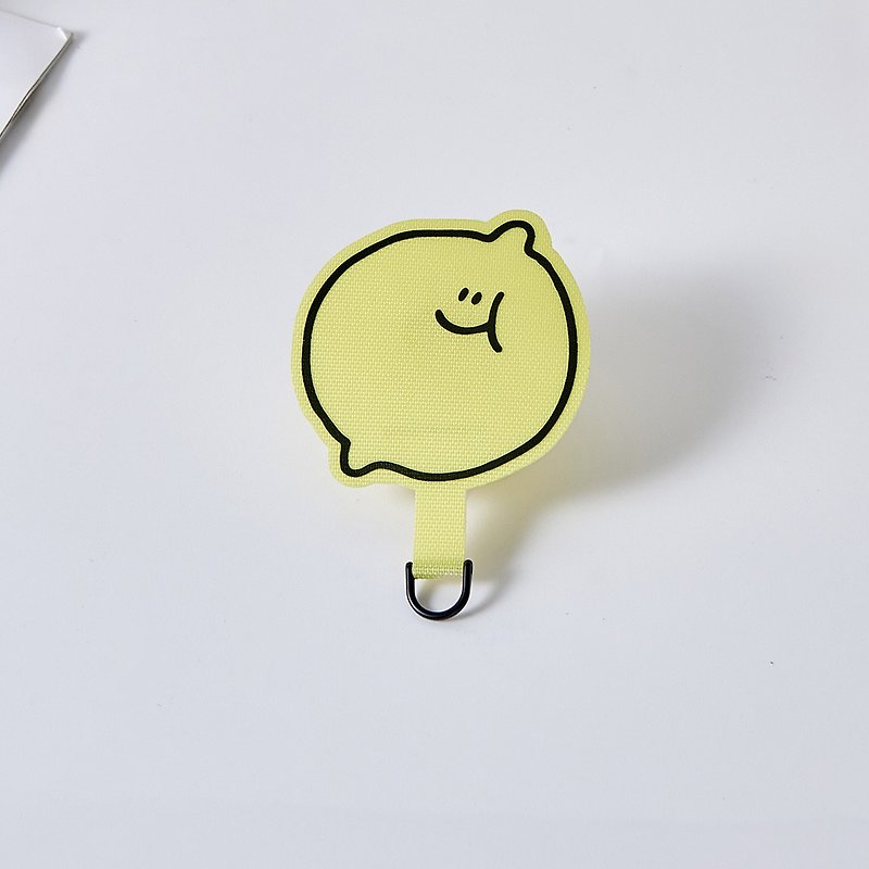 Second Morning Smile Lemon Cell Phone Hanger/Clip - Phone Accessories - Plastic Multicolor