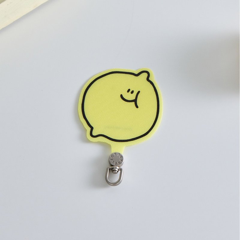 Second Morning スマイルレモン 回転式スマホストラップホルダー/シート - スマホアクセサリー - プラスチック 多色
