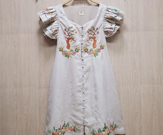 Beautiful hand embroidery clearance dresses