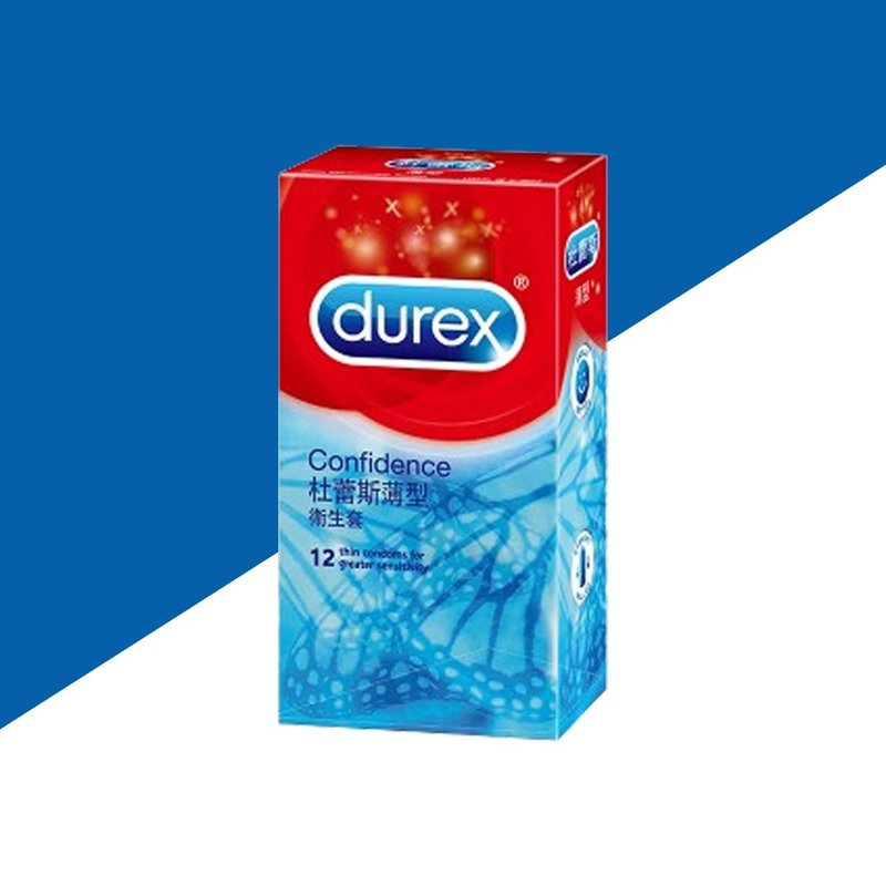 [Durex] Thin sanitary condoms/condoms 12 pieces/1 box - สินค้าผู้ใหญ่ - วัสดุอื่นๆ 