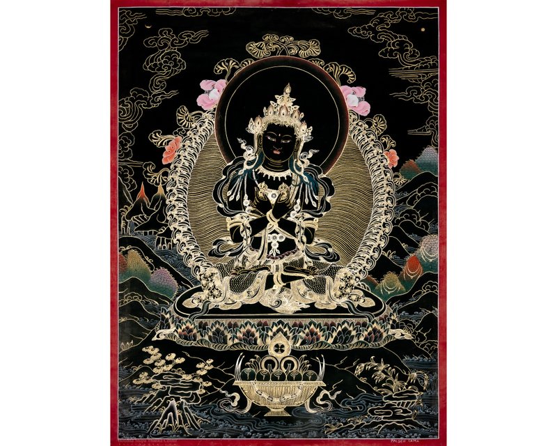 傳統金剛總持唐卡畫 - 壁貼/牆壁裝飾 - 其他材質 多色