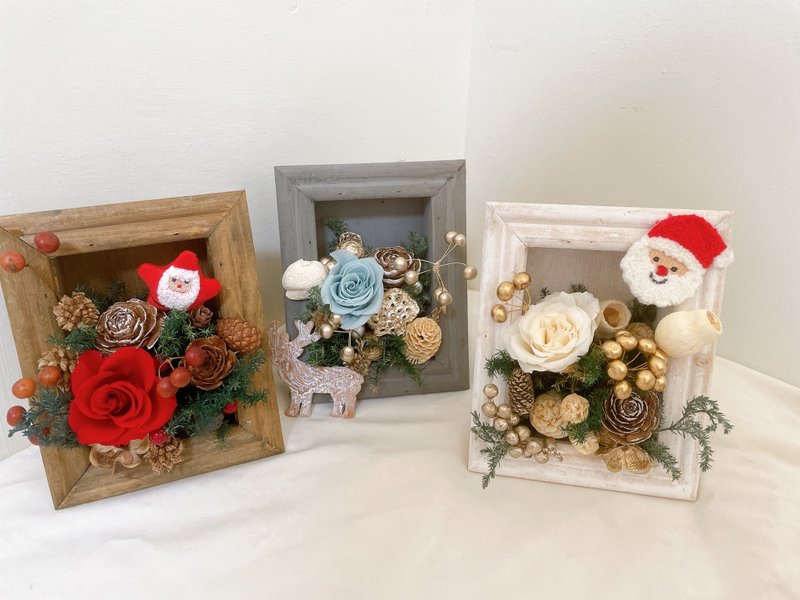 Christmas decorations/Christmas gifts/Christmas/Exchange gifts/Iwa handmade - ช่อดอกไม้แห้ง - พืช/ดอกไม้ หลากหลายสี