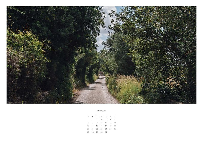 2019 海報 年曆 / a3 / 植物療癒  (單張販售) - 月曆/年曆/日曆 - 紙 綠色