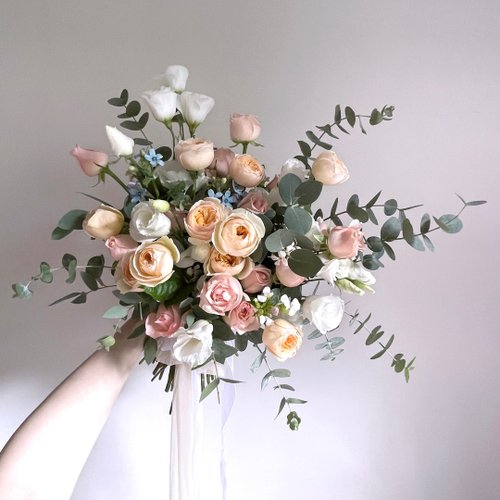 アメリカンフラワーブーケ hanawithheart_tamerikanbouquet