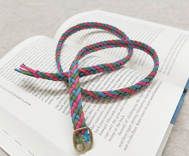 Six Strand Braided Ribbon Bookmark 