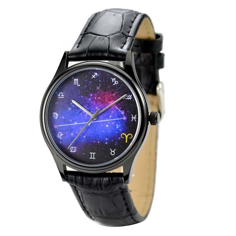 12星座時計（牡羊座）世界中で送料無料 - 腕時計 - 金属 多色