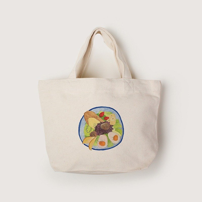 Lunch bag - Lunch box NO.2 - กระเป๋าถือ - ผ้าฝ้าย/ผ้าลินิน 