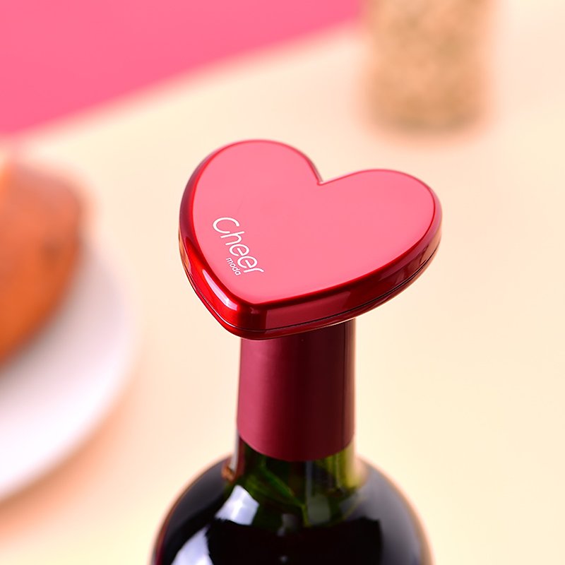 [Free Shipping] Cheer Eros Heart-shaped Red Wine Cutting Tin Foil Knife - ที่เปิดขวด/กระป๋อง - วัสดุอื่นๆ 
