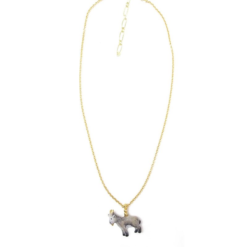 Goat Necklace - Other - Other Metals Gray