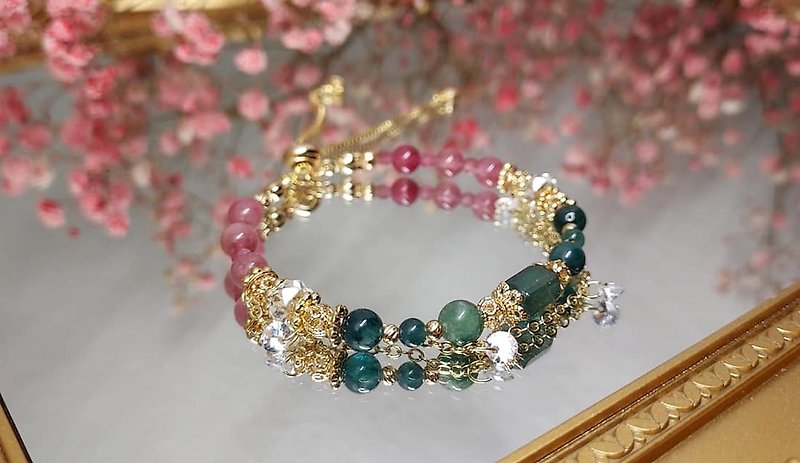 [Tourmaline 05] Natural Crystal Bracelet DIY Bracelet Design - Customized Gift