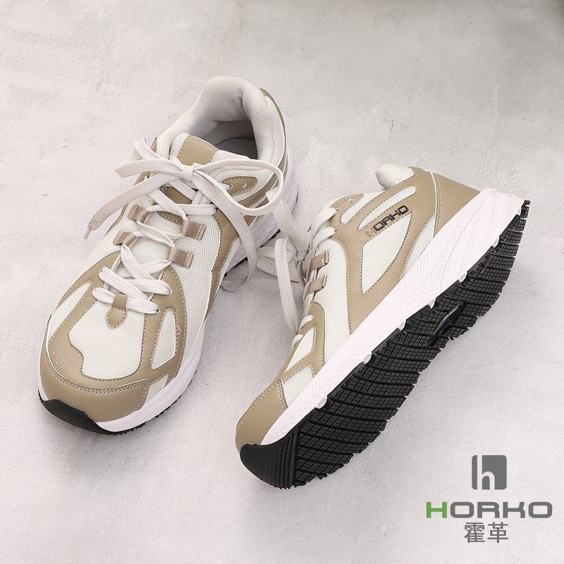 [HORKO] Grounding and grounding comfortable shoes- Khaki - รองเท้าลำลองผู้หญิง - วัสดุอื่นๆ สีกากี