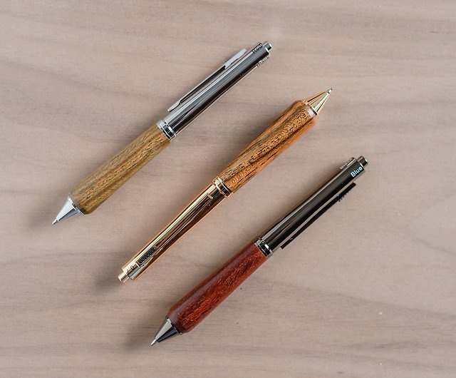 カスタマイズ] フォーインワンペン/手作り木製ペン/ボールペン/0.7 