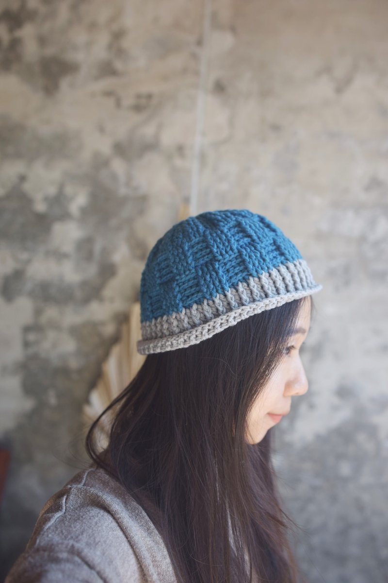 Handmade Knitted hat • Marine Blue | Crochet | available for customization - Hats & Caps - Other Materials Blue