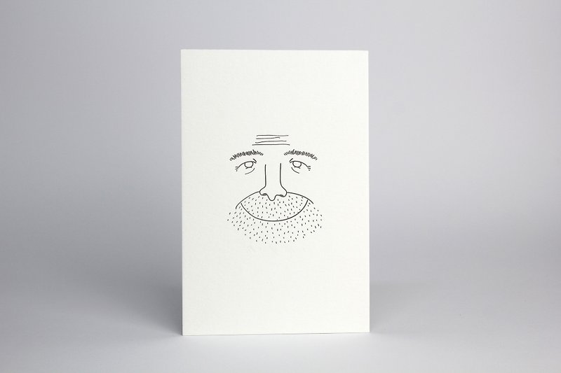 Father's Day Card / Thank You Card in Mind - Cards & Postcards - Paper 