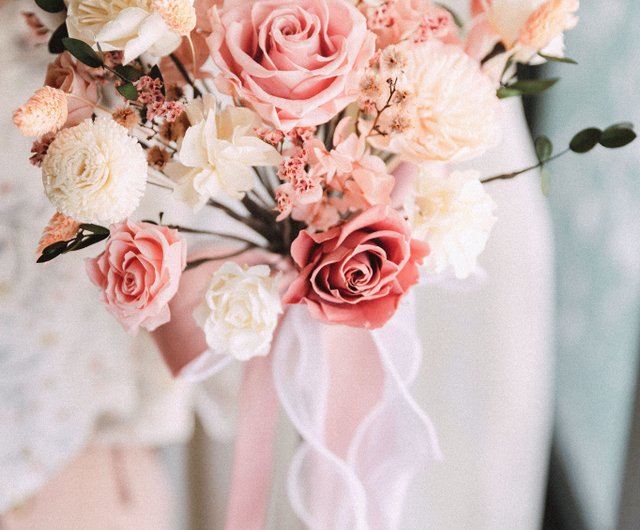 Dry eternal bouquet Korean style bridal bouquet, photo bouquet