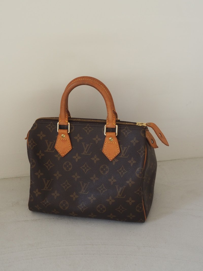 LOUIS VUITTON Louis Vuitton Speedy 25 Monogram Boston Bag Vintage - Handbags & Totes - Genuine Leather Brown