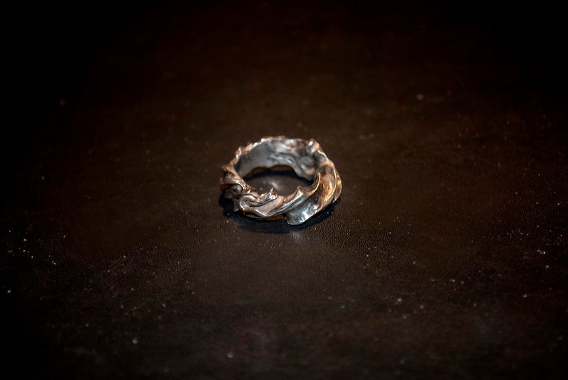 Alarein | Handmade Silver | Knight Collection | Rings | Dark Soul - แหวนทั่วไป - โลหะ สีเงิน