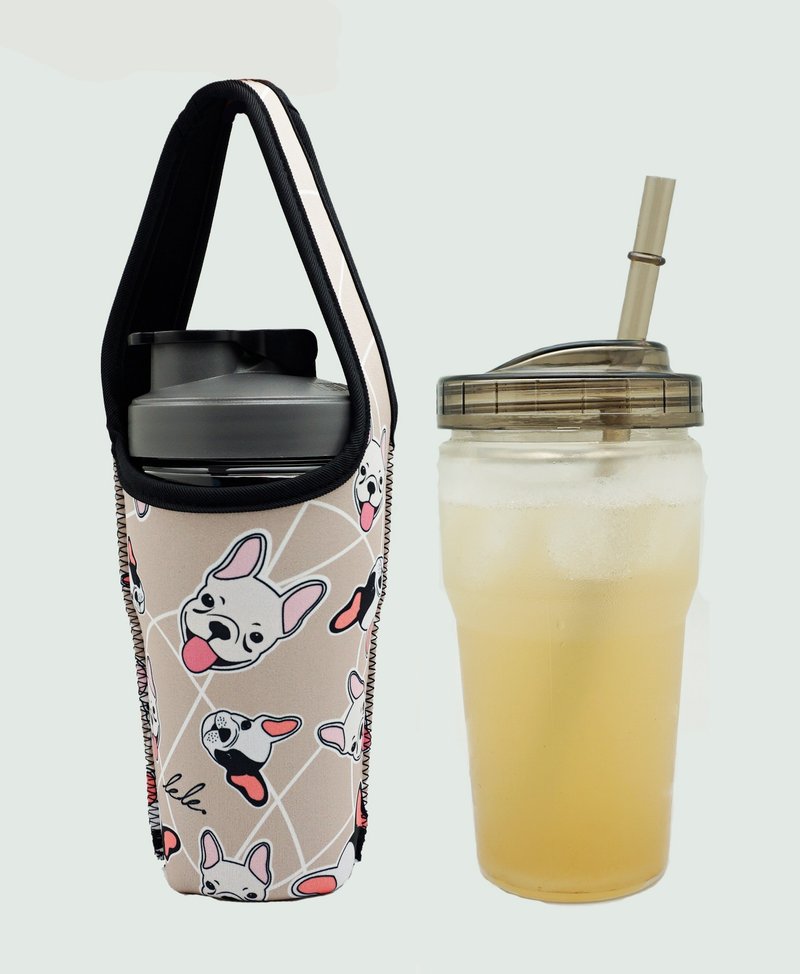 Spot BLR beverage bag Monocup environmental protection cup CLK space cover combination - Pitchers - Glass Khaki