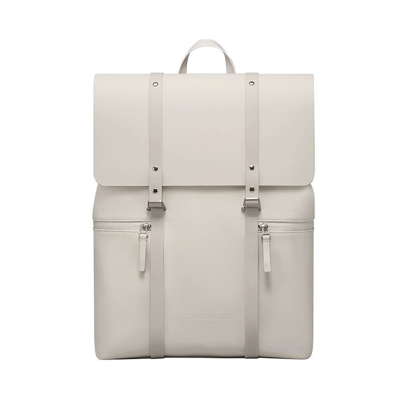 GASTON LUGA Splash 2.0 personalized backpack 16 inches - cream white [ready in stock] - Backpacks - Other Materials White