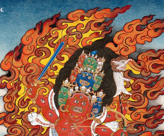 ラーフラのタンカアート | 信仰と精神的成長を促す | 仏教の壁飾り