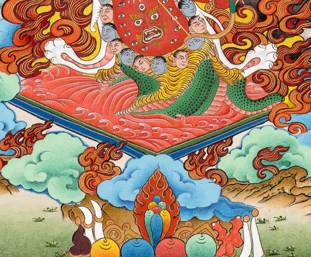 ラーフラのタンカアート | 信仰と精神的成長を促す | 仏教の壁飾り