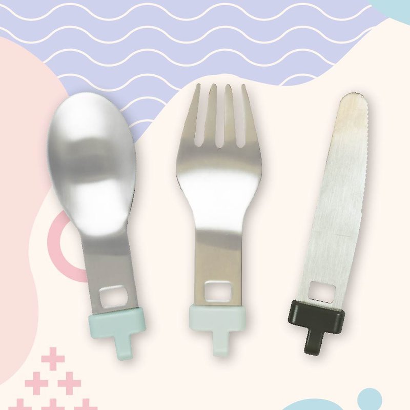 Pinchy秒食行動餐具 環保 摺疊餐具 配件賣場 - 刀/叉/湯匙/餐具組 - 其他材質 