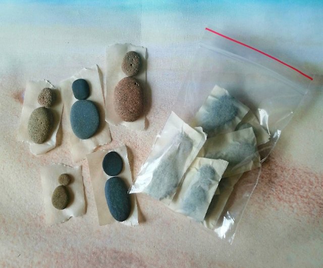 Pebbles for Pebble pictures,Pebble art couple,Craft sea pebbles,20 Pebble  people - Shop Sea glass for you Other - Pinkoi