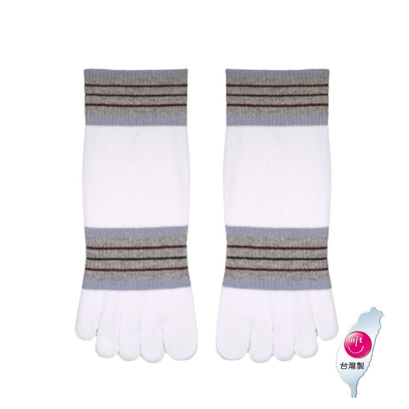 Leifr cotton five-toe socks five-pair set of five-toe socks Lycra elastic and durable for men and women made in Taiwan - ถุงเท้า - ผ้าฝ้าย/ผ้าลินิน 