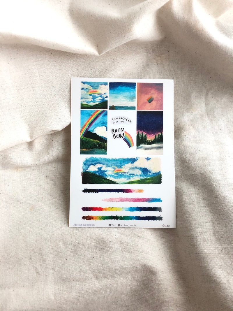 Sticker : Rainbow - 貼紙 - 紙 