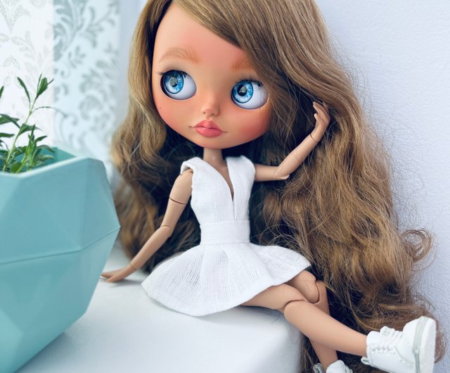 Custom Blythe doll with a happy smile - Shop Cheeky dolls Stuffed Dolls &  Figurines - Pinkoi