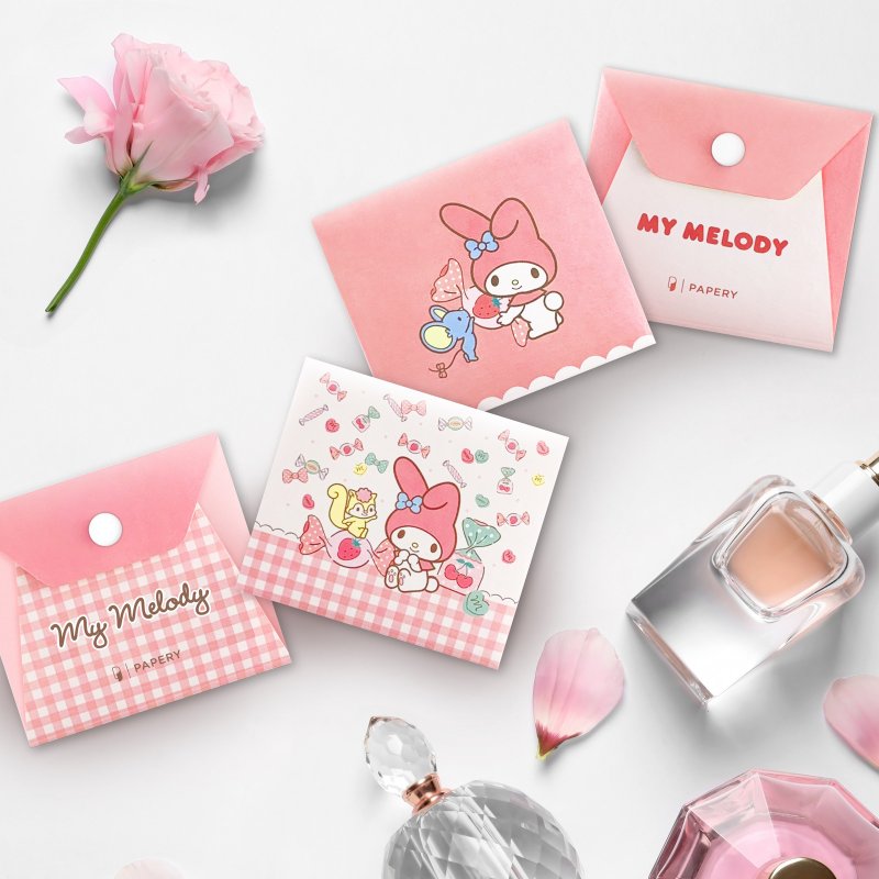 客製化禮物 MASKfolio S 口罩套 Sanrio - Melody - Classic - 口罩/口罩收納套 - 紙 