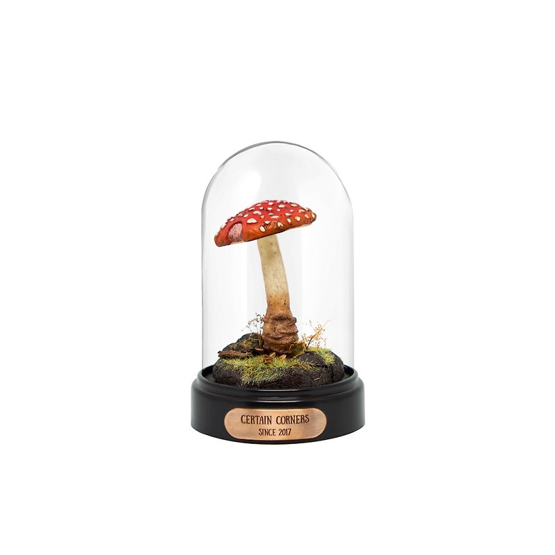 Certain Corners毒蠅傘蘑菇標本小夜燈 - 燈具/燈飾 - 其他材質 紅色