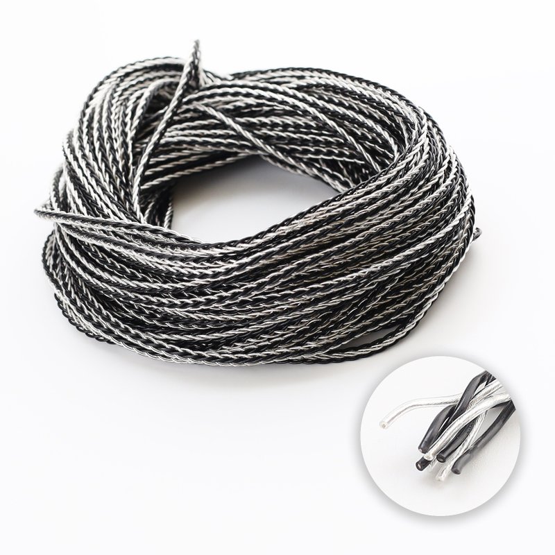 【川木】8股鍍銀 耳機升級線【M185】音頻線 高級線材 DIY - 科技小物 - 其他材質 