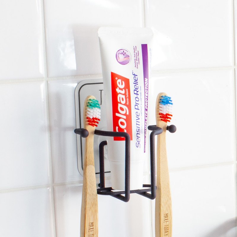 洗面乳牙膏掛架 Otel Magic Sticky Hook Tube Holder チューブホルダー - 衛浴用品/浴室收納 - 塑膠 白色