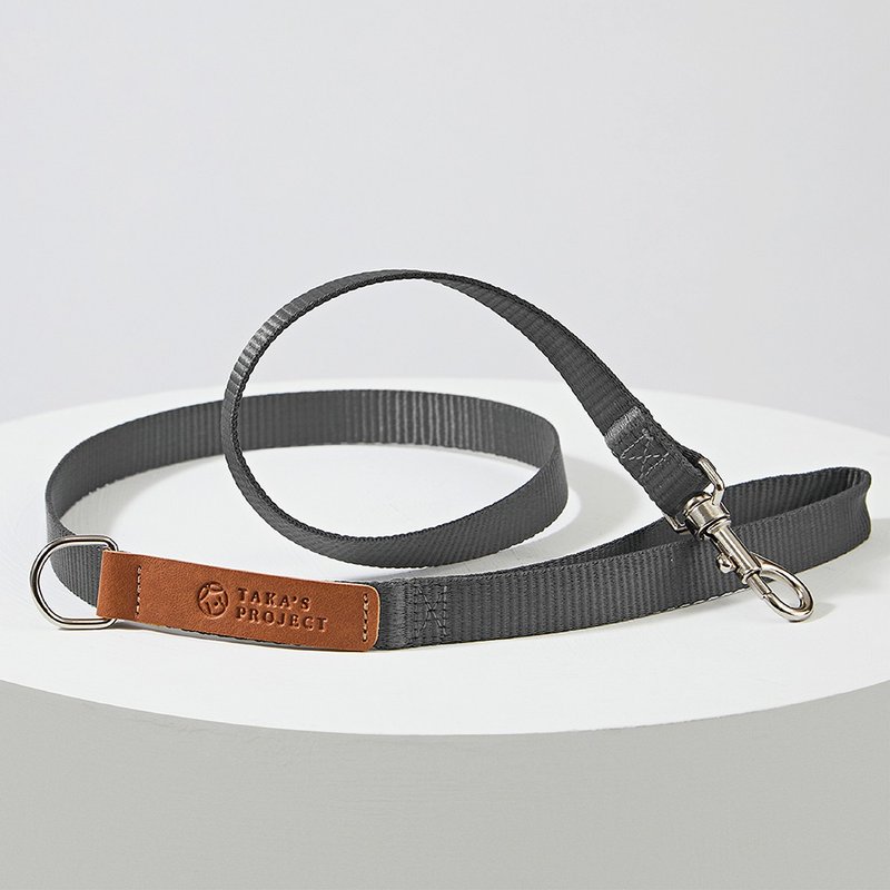 Leisure walking leash (107cm) - smoke gray - ปลอกคอ - เส้นใยสังเคราะห์ 