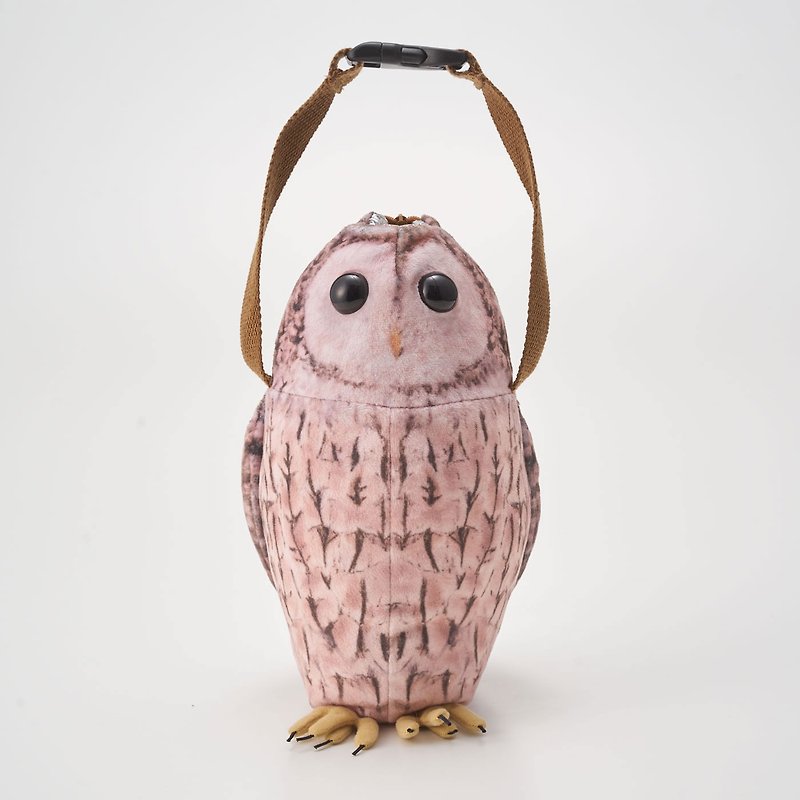 YOU+MORE! Fluffy Owl Kettle Bag - Grey Forest - Other - Polyester Multicolor