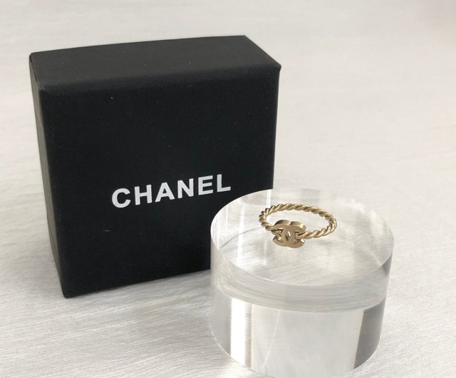 シャネルココマークビンテージリング レア】CHANEL シャネル ココマーク ヴィンテージリング 指輪