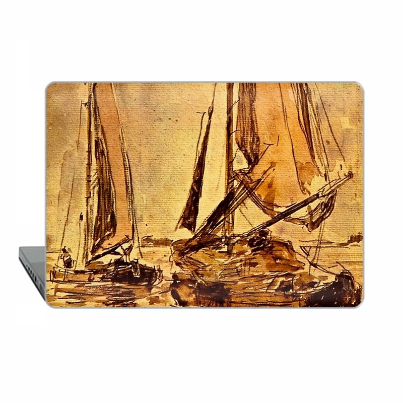 Macbook Pro MacBook Air MacBook Pro Retina MacBook Pro hard case sailboat 1829 - Tablet & Laptop Cases - Plastic 