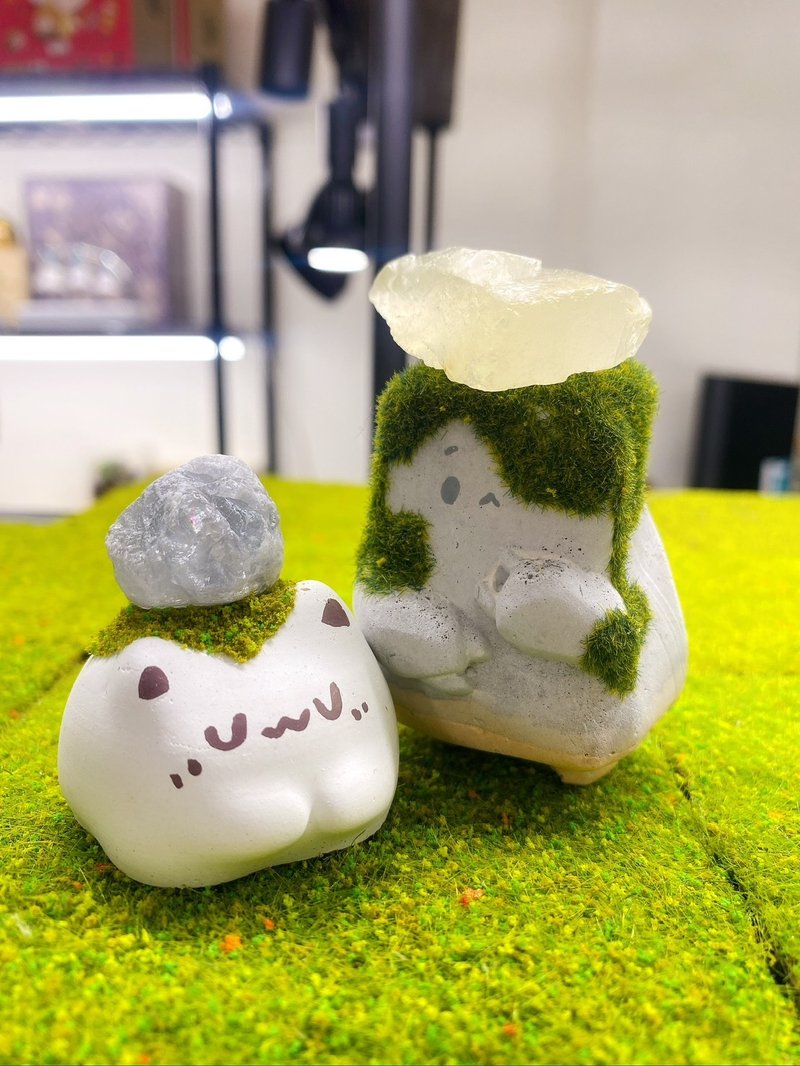 【水晶擴香植喵】造型水泥水晶擴香石灌模DIY體驗 聖誕　一人開課 - 蠟燭/香氛/調香 - 水泥 