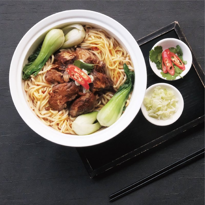 【Liufu Palace】Classic Room Temperature Beef Noodles (1/3/6/12 Box) - Mixes & Ready Meals - Fresh Ingredients Multicolor