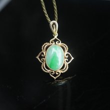 小さな陽炎☆ガーデンクォーツマクラメペンダントgarm071 miuzu