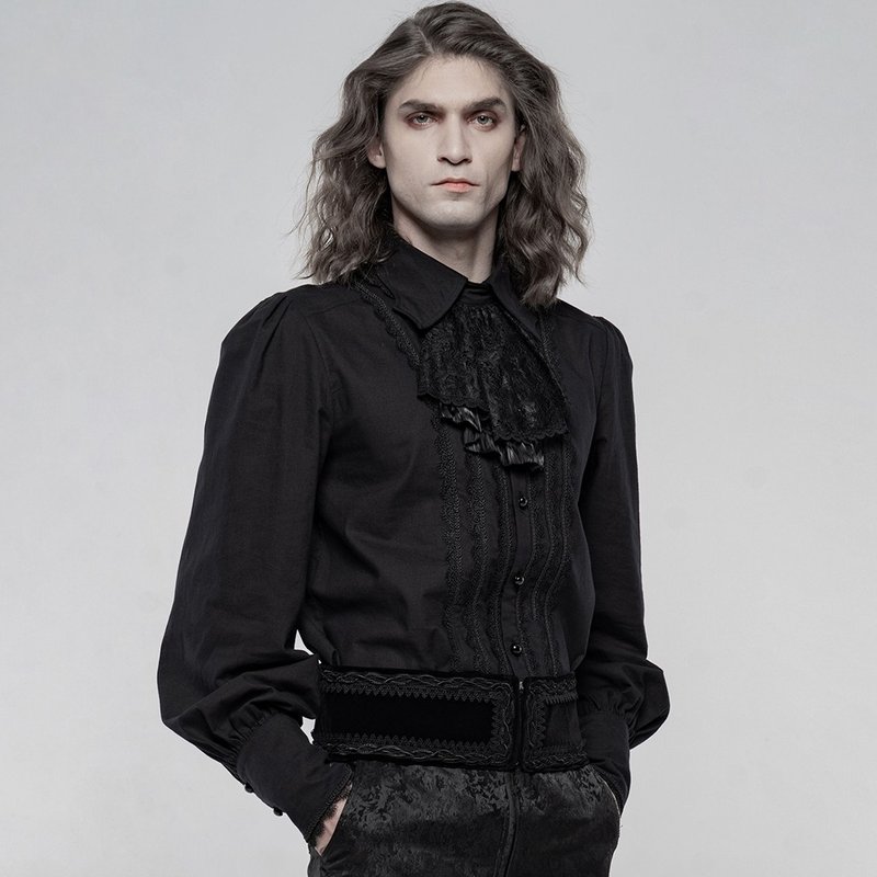 Gothic Knot Amulet Classic Girdle - เข็มขัด - วัสดุอื่นๆ สีดำ