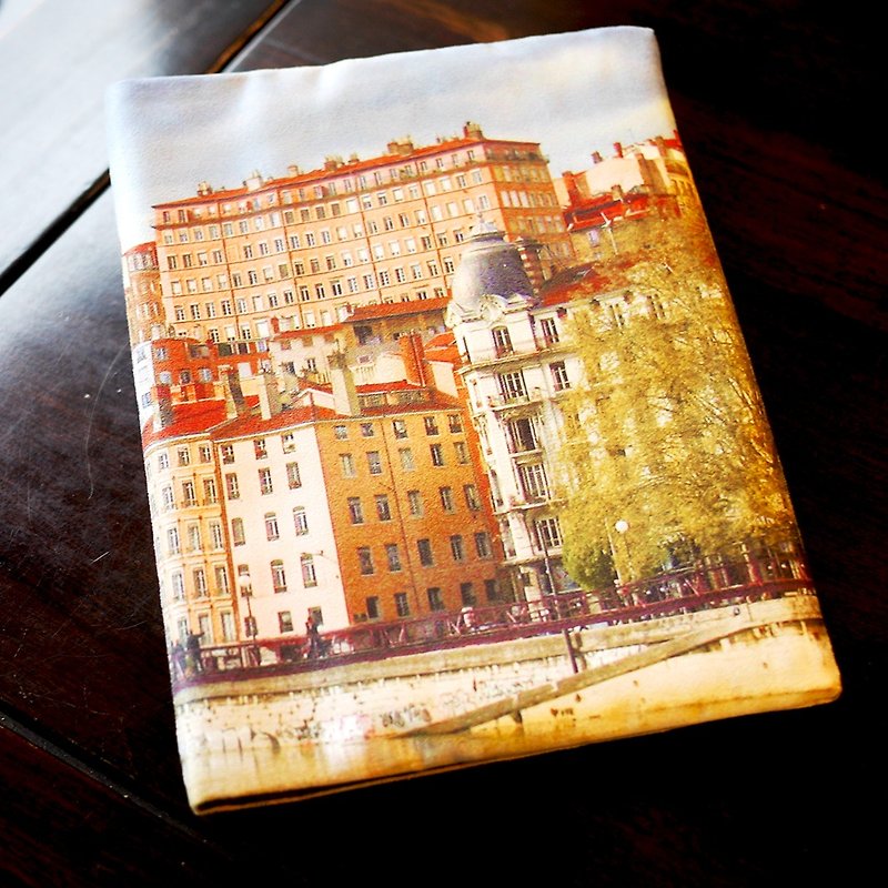 [Travel well] Landscape book jacket: the shiny city - Photography Collections - Polyester Orange