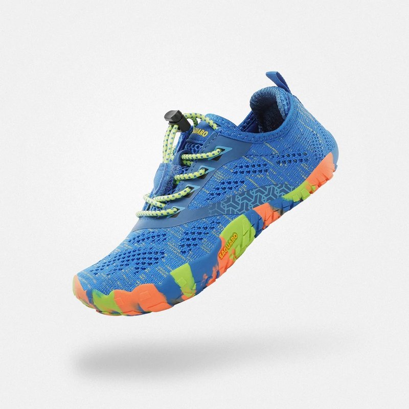 【Saguaro】Kid's Smart I - Barefoot Shoes 赤足童鞋-藍 - 男/女童鞋 - 聚酯纖維 藍色