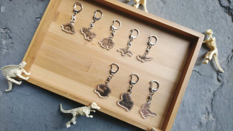 Acrylic Charm-Dinosaur Series - พวงกุญแจ - วัสดุอื่นๆ 