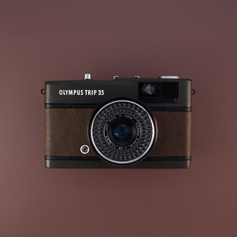 ヴィンテージ OLYMPUS PEN TRIP 35 Sweet Black スイートブラック - 相機/拍立得/底片相機 - 其他金屬 咖啡色